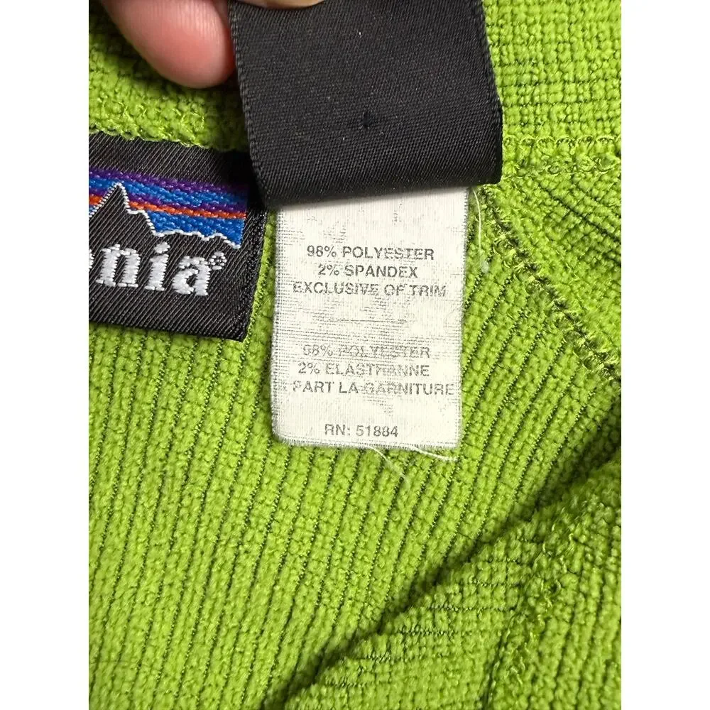 Patagonia R1 Regulator 1/4 Zip Pullover Green Men’s L Made USA Vintage